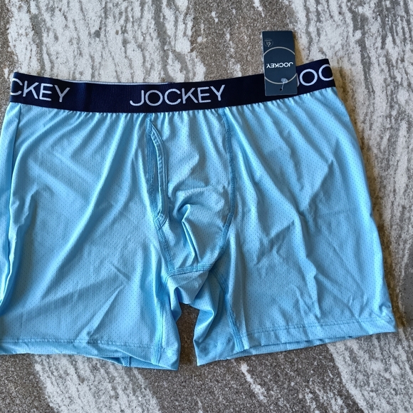 Jockey Men's Breathable Microfiber Boxer Brief Under New Size Medium - Picture 2 of 3